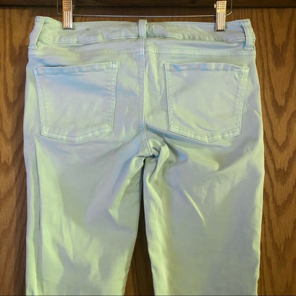 AE American Eagle Mint Green Jeggings Super Stretch 2 - Picture 12 of 14